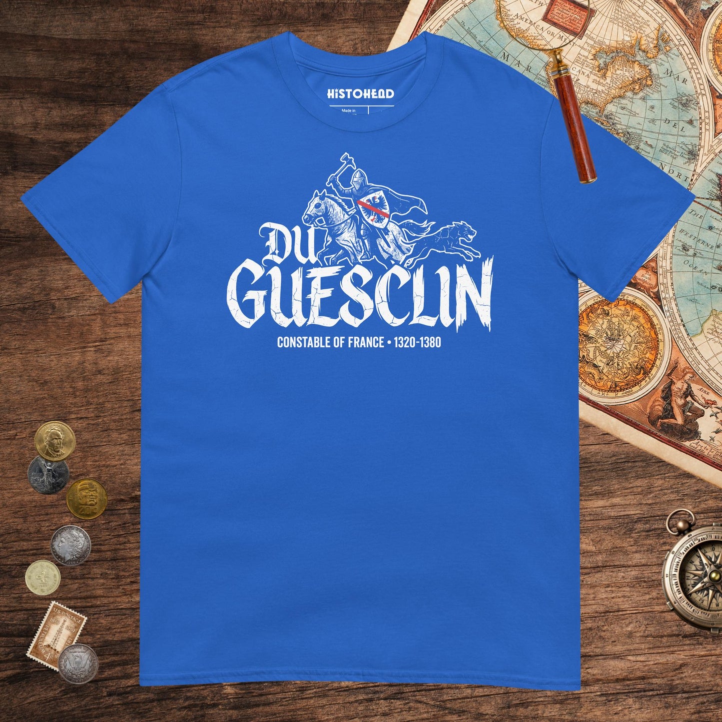 Royal Du Guesclin Tee - history buff gift by HistoHead