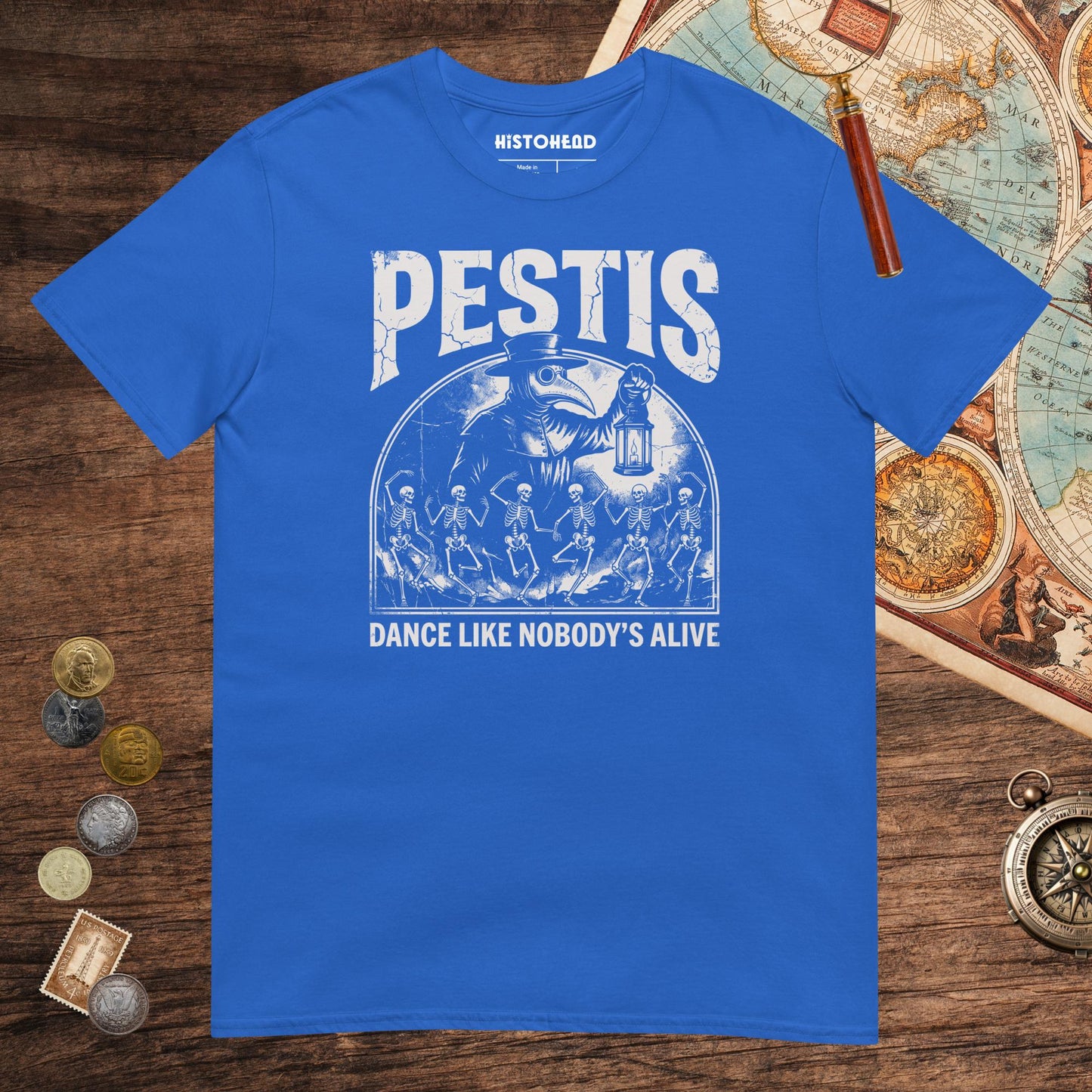 Royal Pestis Dance Tee - history buff gift by HistoHead