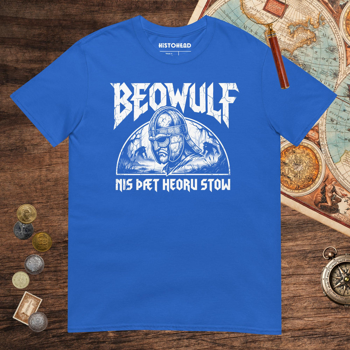 Royal Beowulf That Is No Pleasant Place Old English Tee - history buff gift by HistoHead