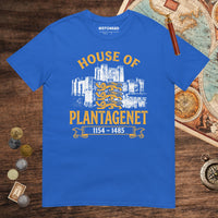 Royal House of Plantagenet Tee - history buff gift by HistoHead