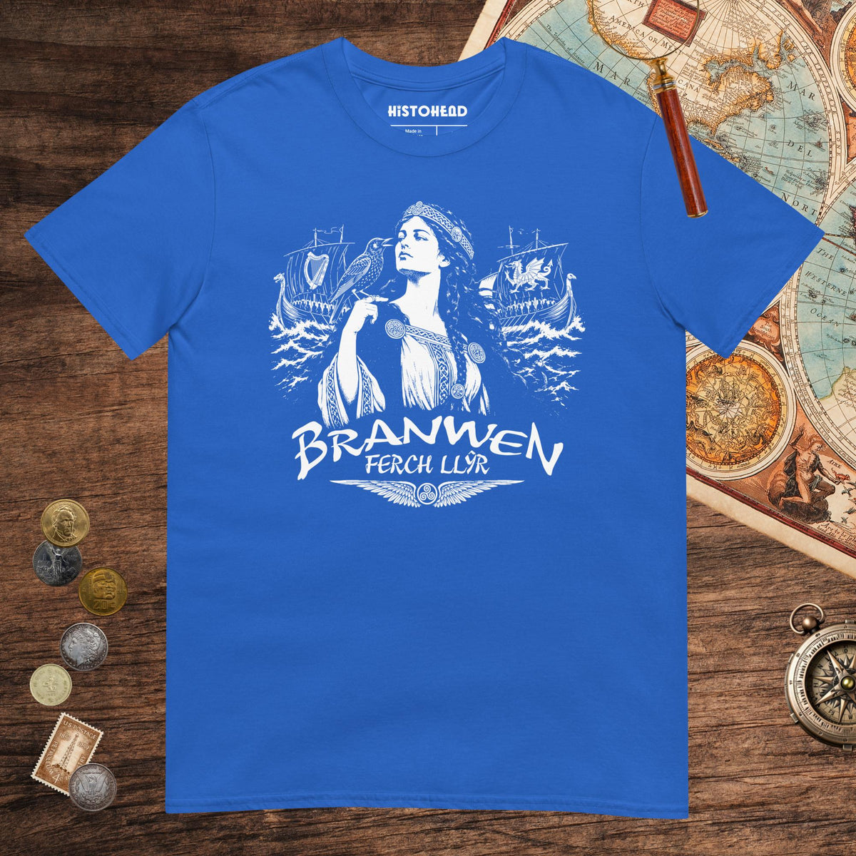 Royal Branwen ferch Llŷr Tee - history buff gift by HistoHead