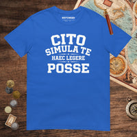 Royal Latin Quick Pretend You Can Read This Tee - history buff gift by HistoHead