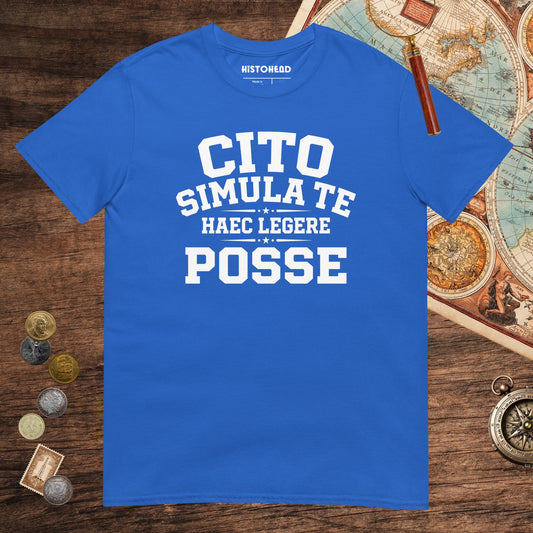Royal Latin Quick Pretend You Can Read This Tee - history buff gift by HistoHead