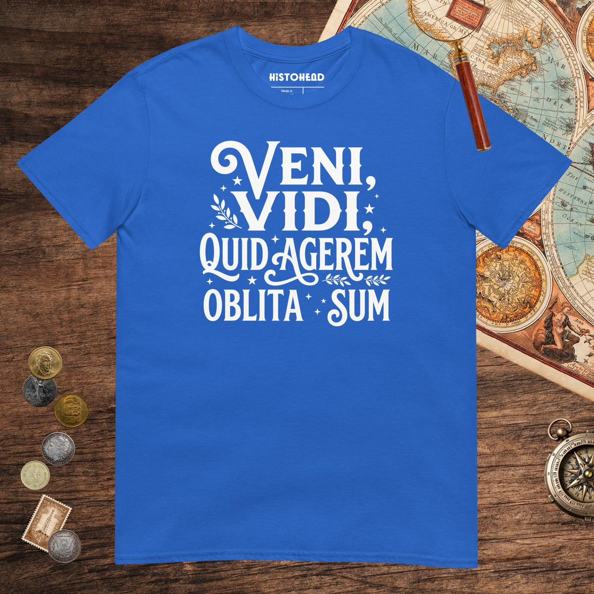Royal Latin I Came I Saw I Forgot I Was Doing (Feminine Version) Tee - history buff gift by HistoHead