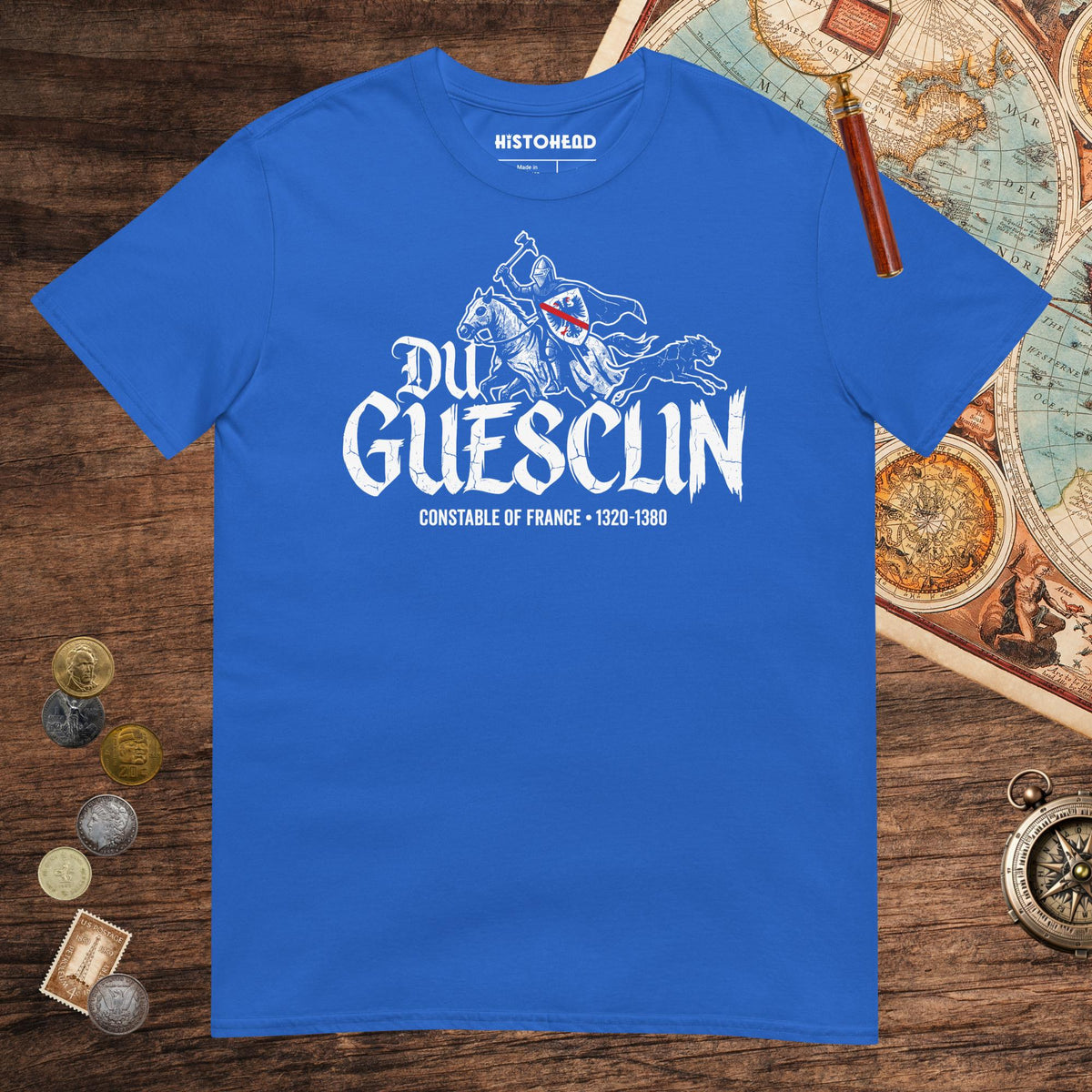 Royal Du Guesclin Tee - history buff gift by HistoHead