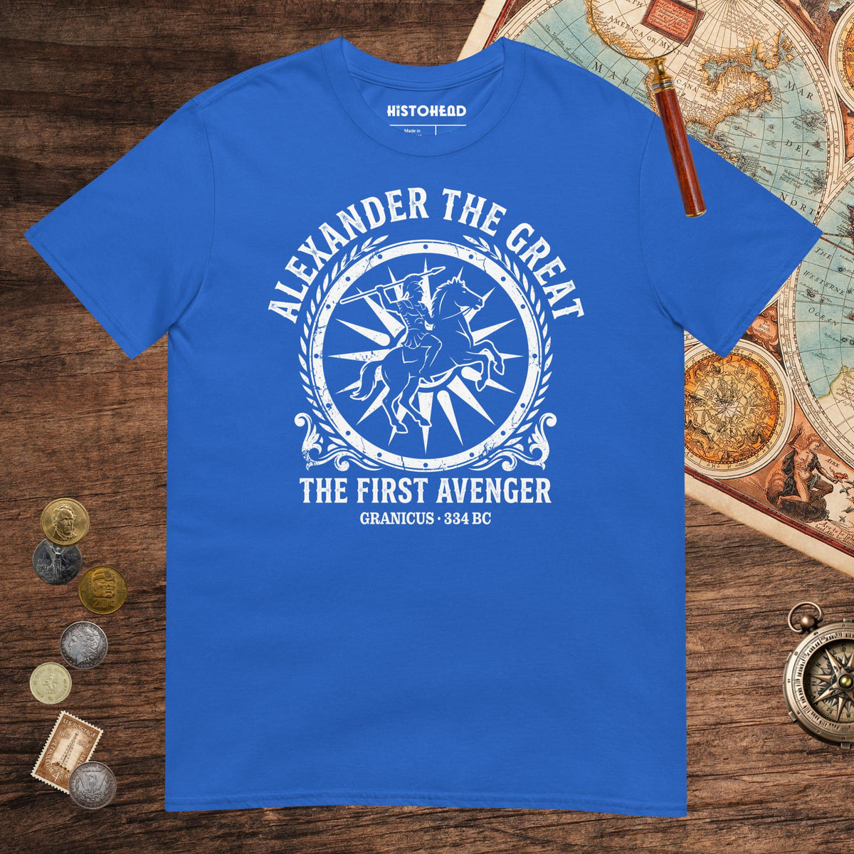 Royal Alexander the Great First Avenger Tee - history buff gift by HistoHead
