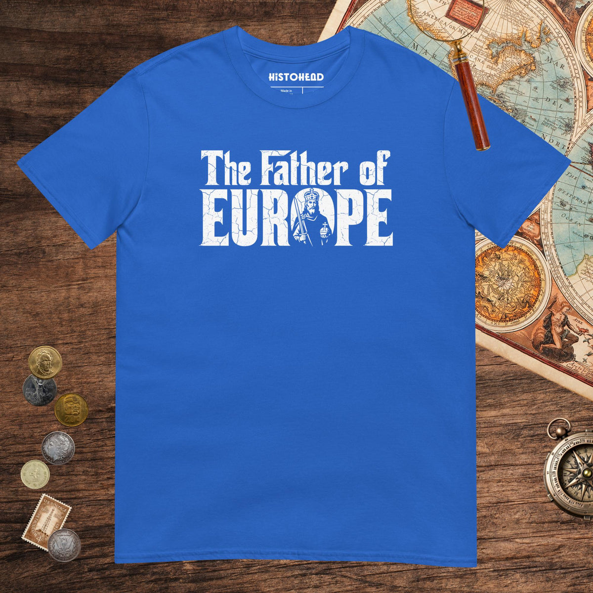 Royal Charlemagne The Father of Europe Tee - history buff gift by HistoHead