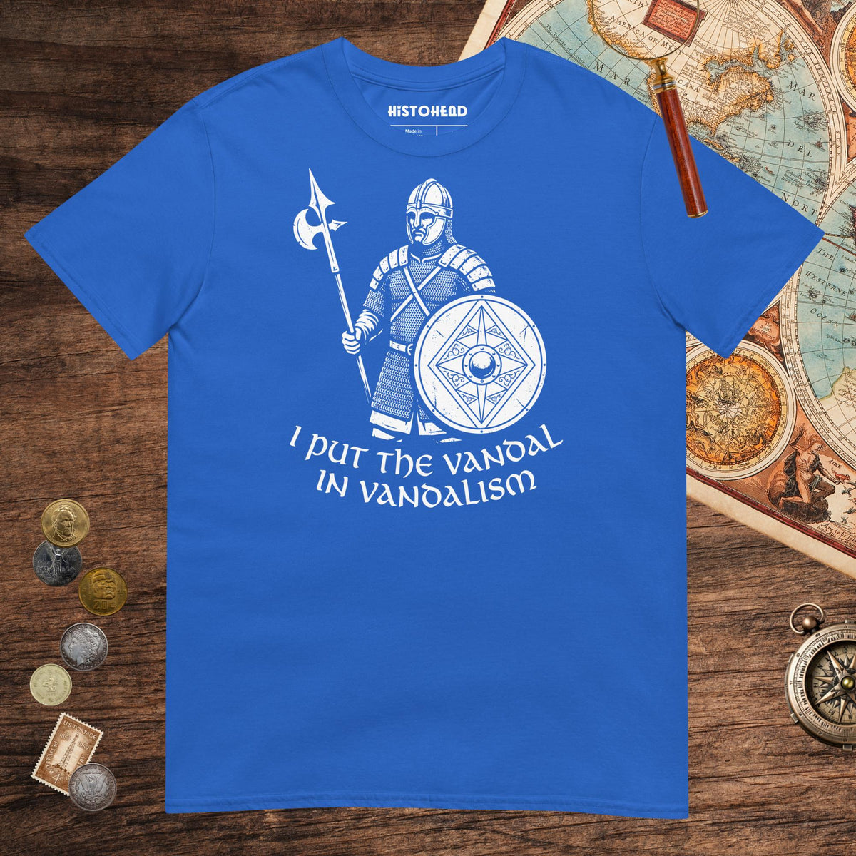Royal Vandal in Vandalism Tee - history buff gift by HistoHead