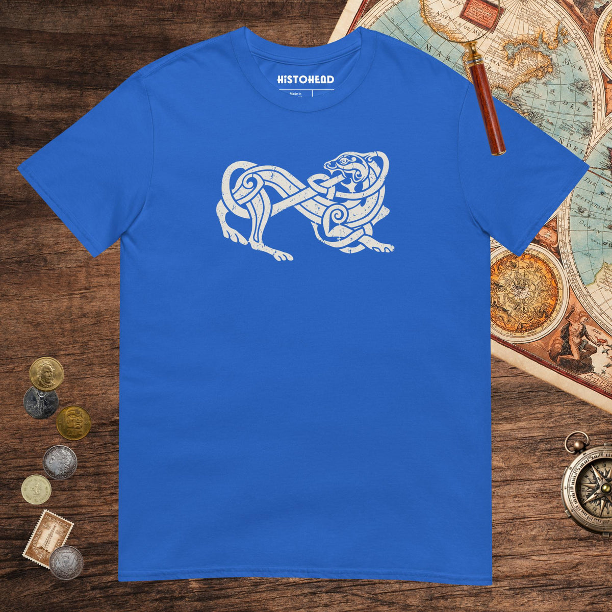 Royal Norse Lion Tee - history buff gift by HistoHead