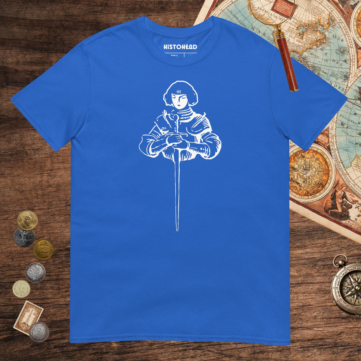 Royal Joan of Arc Stamp Tee - history buff gift by HistoHead