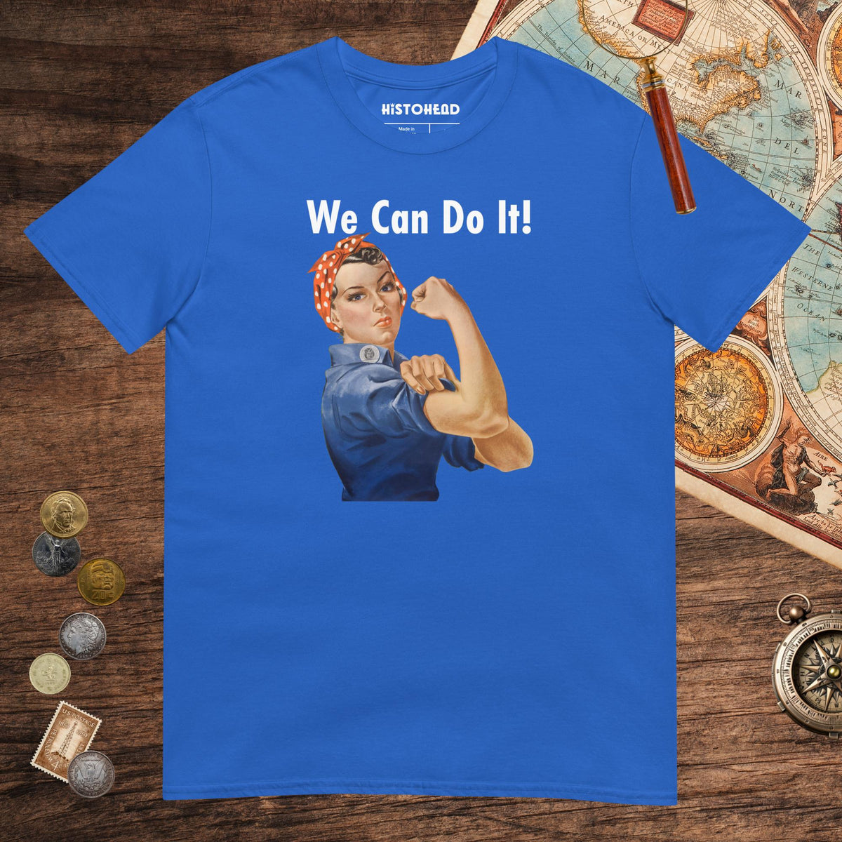 Royal Rosie We Can Do It Tee - history buff gift by HistoHead