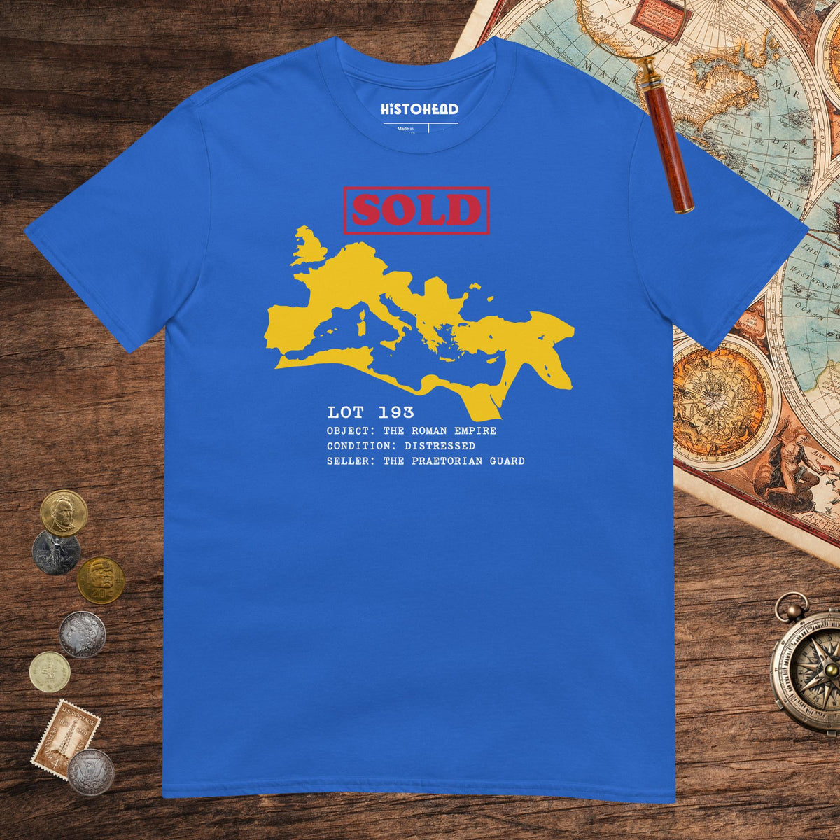Royal Auction of the Roman Empire Tee - history buff gift by HistoHead