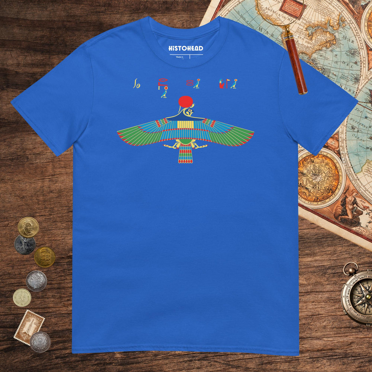 Royal Hawk Emblem of Ra Tee - history buff gift by HistoHead