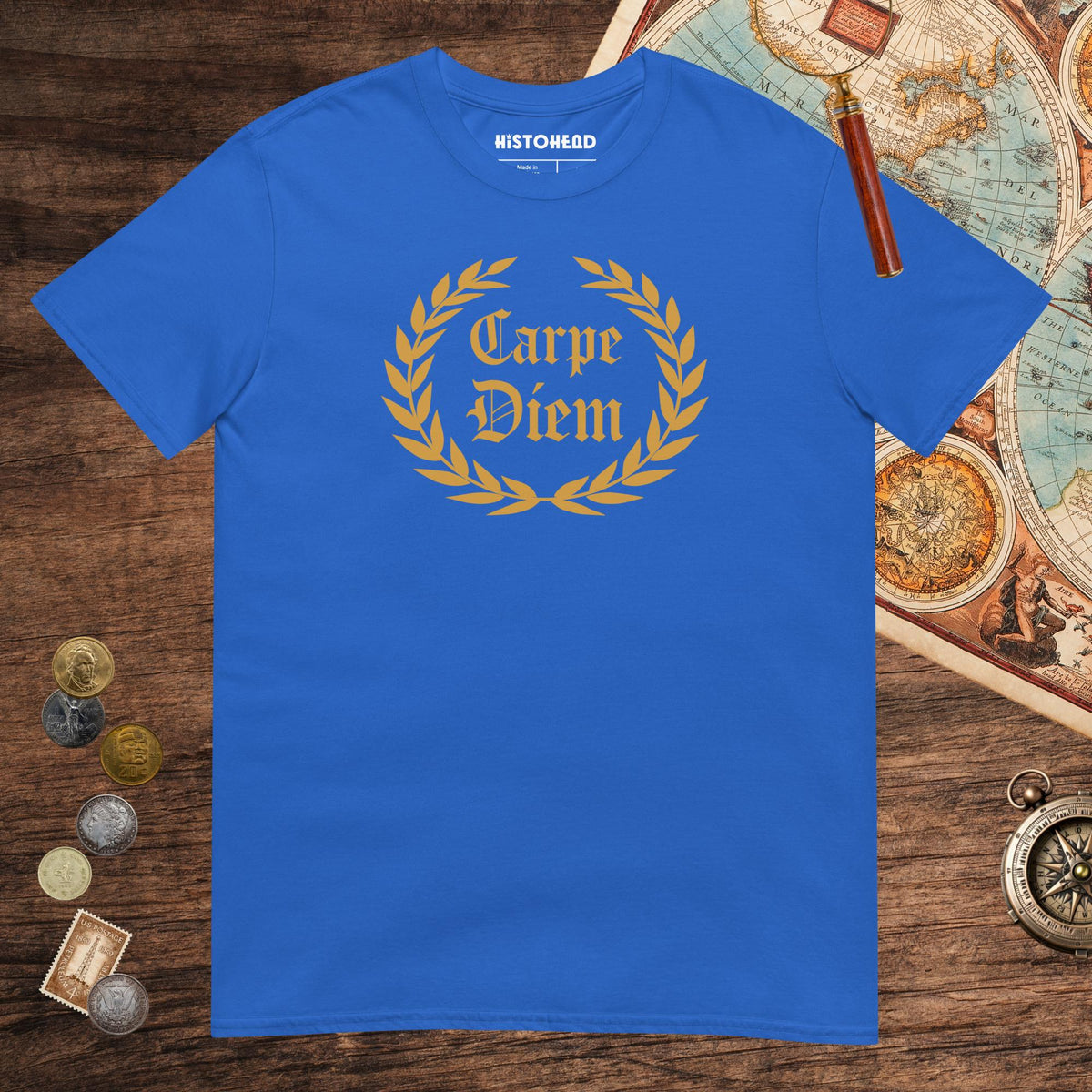 Royal Carpe Diem Tee - history buff gift by HistoHead