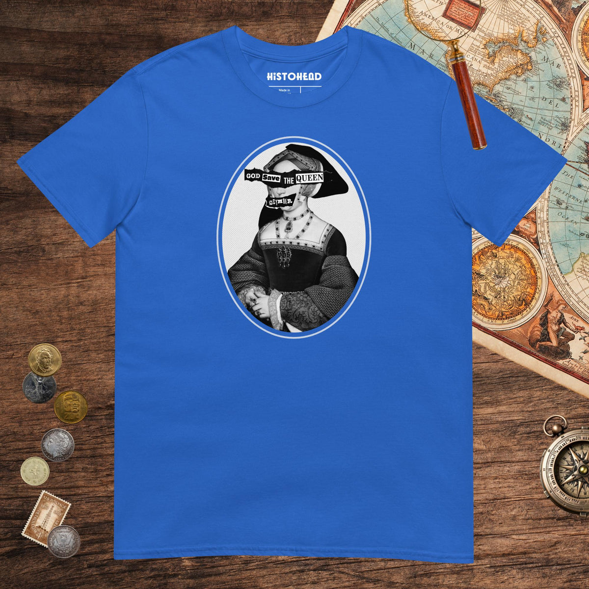 Royal God Save the Queen Jane Seymour Tee - history buff gift by HistoHead