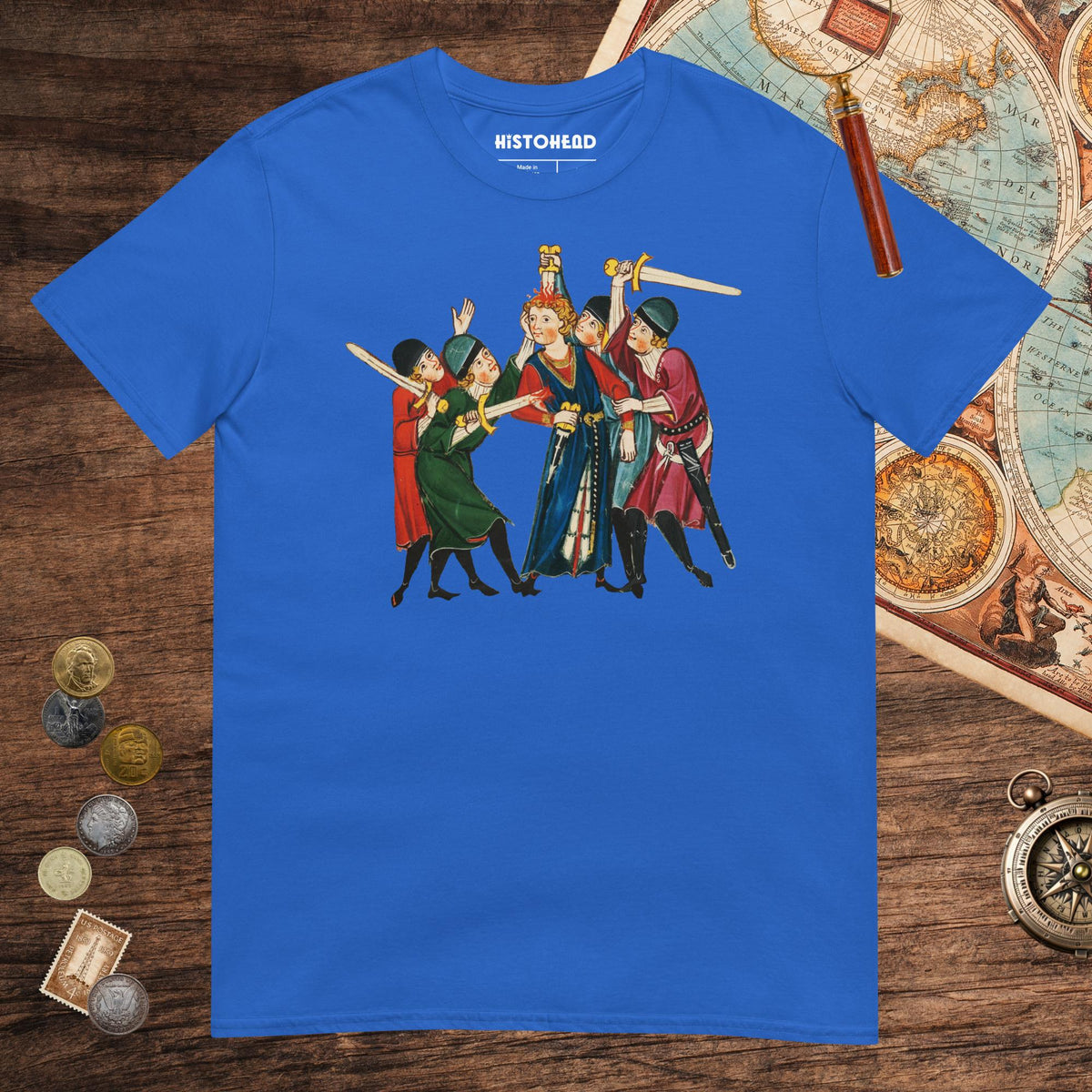Royal Medieval Positivity Tee - history buff gift by HistoHead