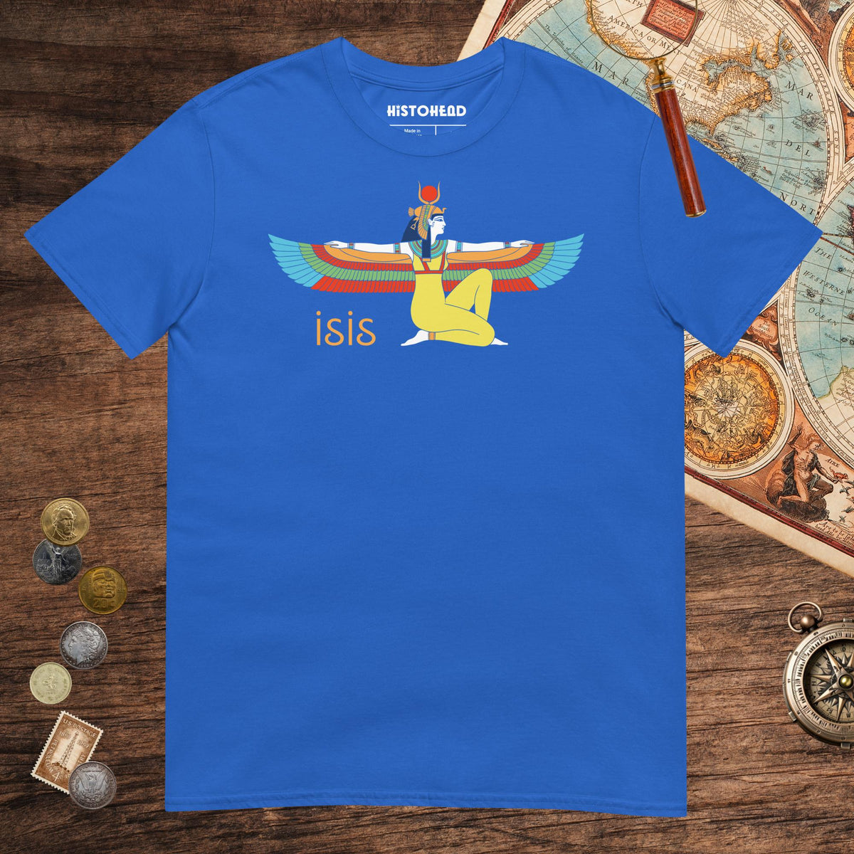 Royal Egyptian Goddess Isis Tee - history buff gift by HistoHead