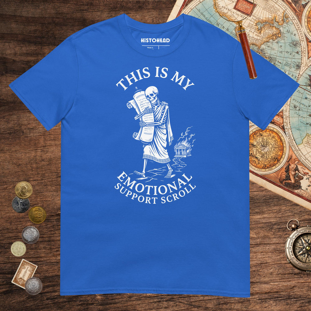 Royal Emotional Support Scroll Tee - history buff gift by HistoHead