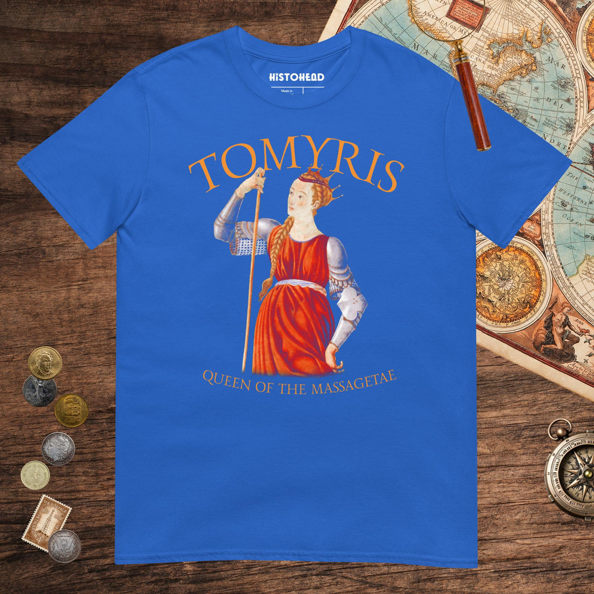 Royal Tomyris Queen of the Massagetae Tee - history buff gift by HistoHead