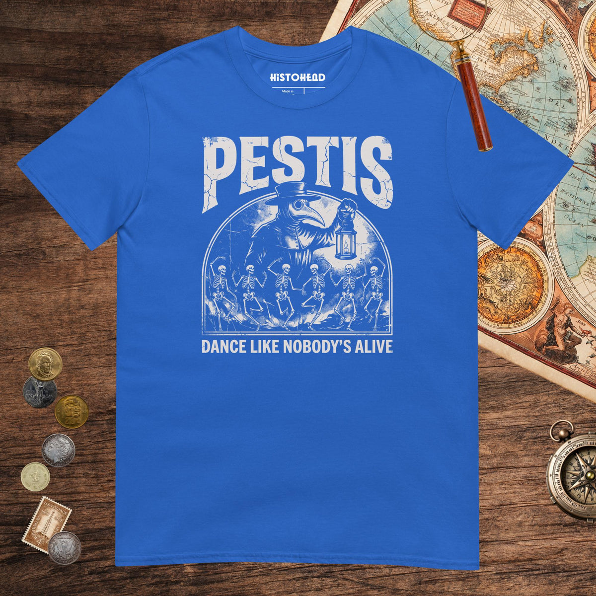 Royal Pestis Dance Tee - history buff gift by HistoHead