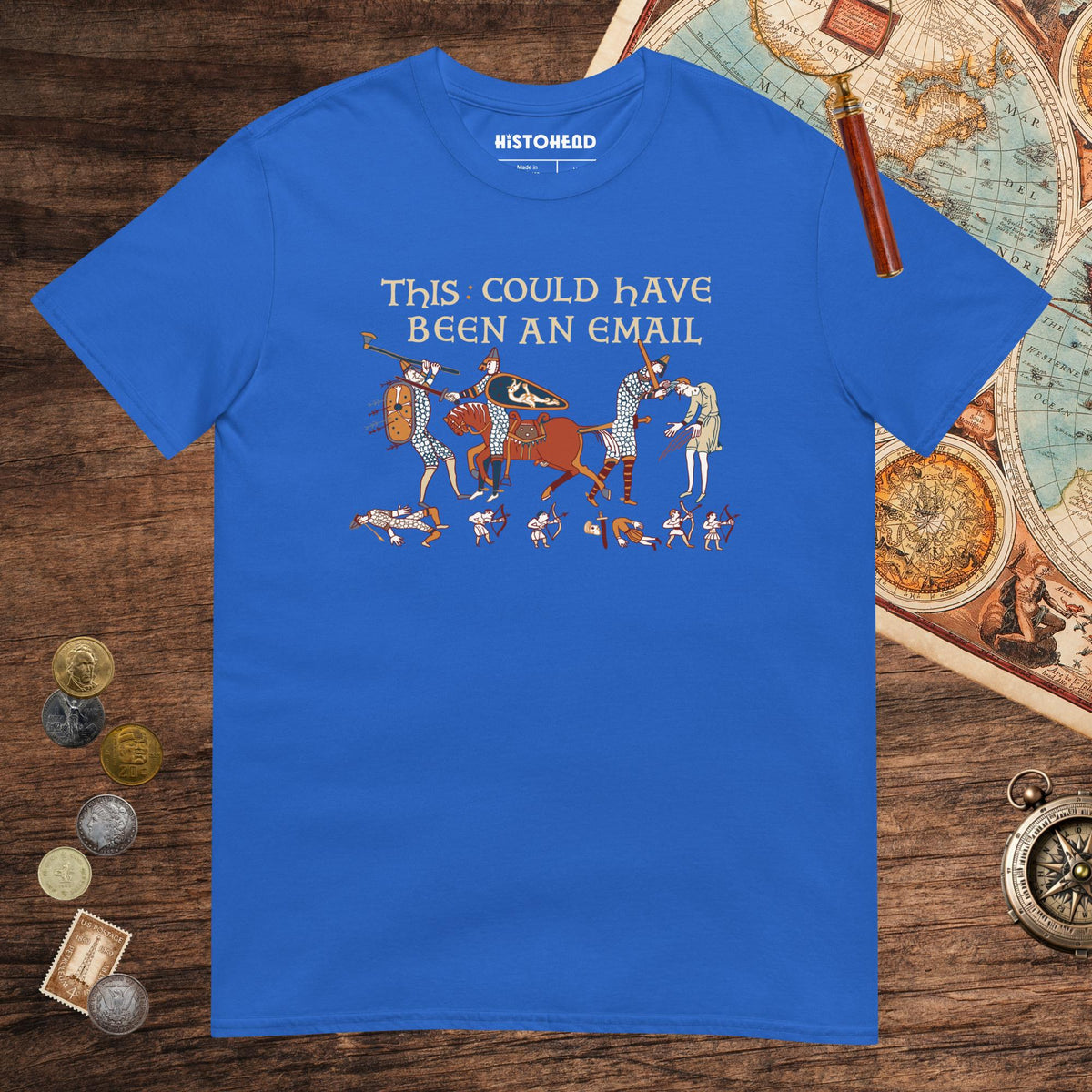 Royal Bayeux Tapestry This Could Have Been an Email Tee - history buff gift by HistoHead
