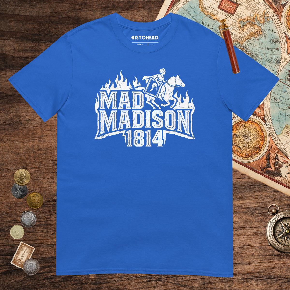 Royal Mad Madison Tee - history buff gift by HistoHead