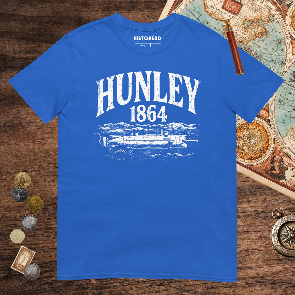 Royal Hunley Submarine Tee - history buff gift by HistoHead