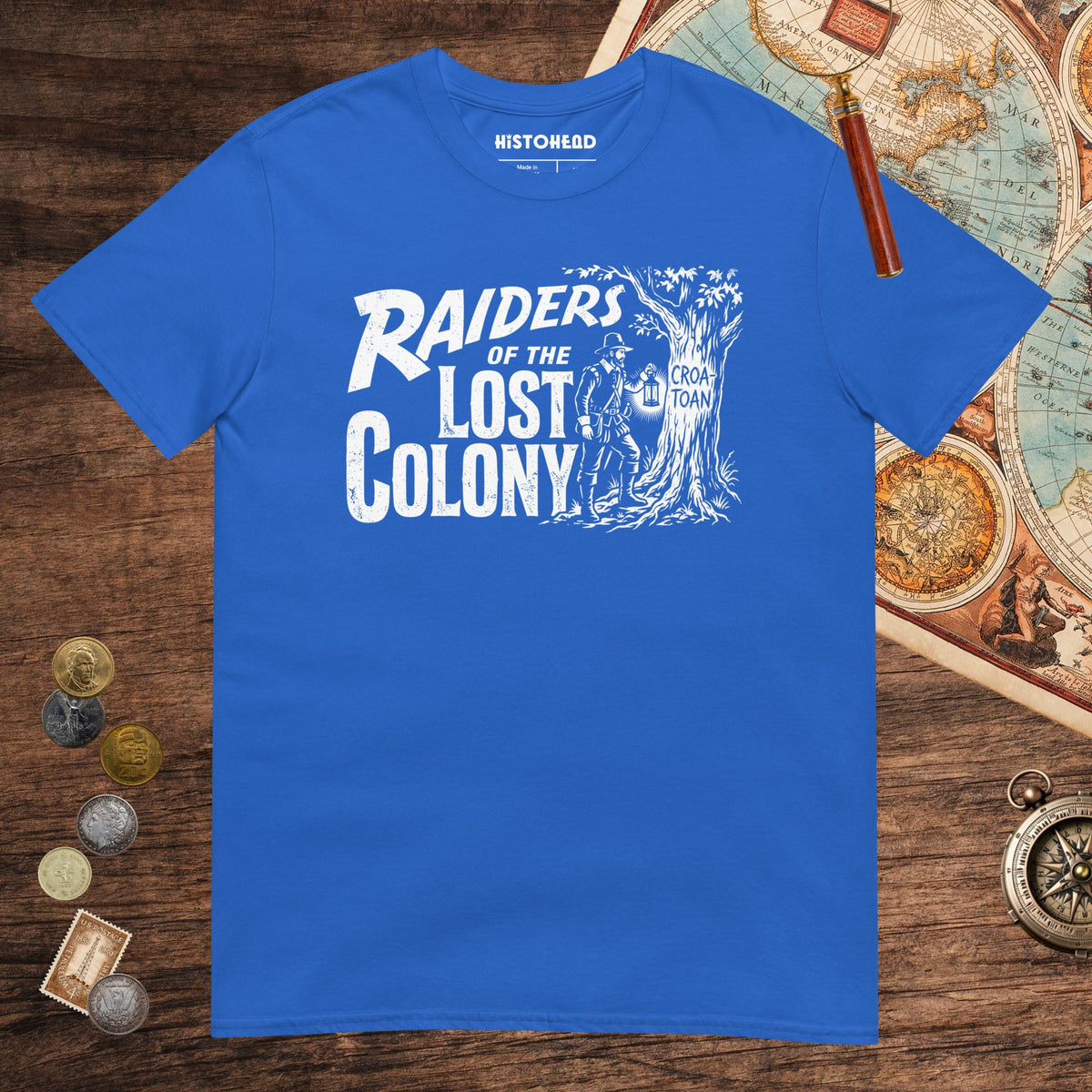 Royal Raiders of the Lost Colony Tee - history buff gift by HistoHead