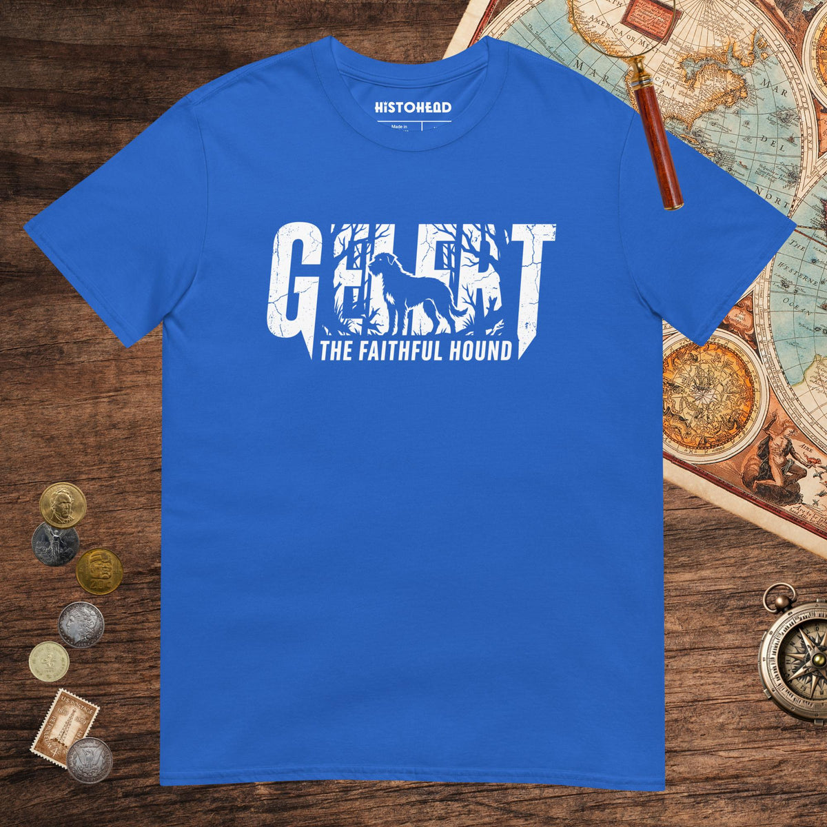 Royal Gelert The Faithful Hound Tee - history buff gift by HistoHead