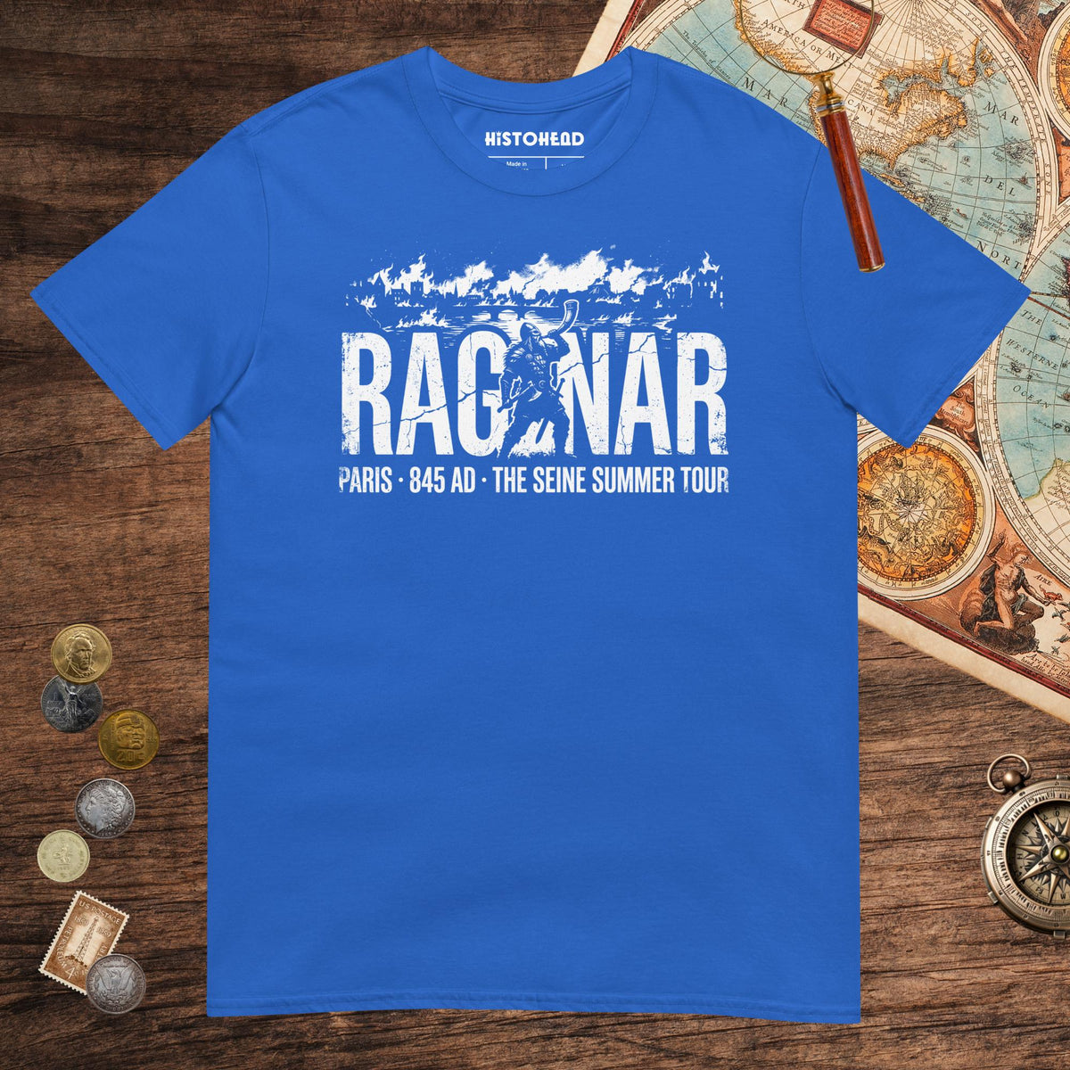 Royal Ragnar The Seine Summer Tour Tee - history buff gift by HistoHead
