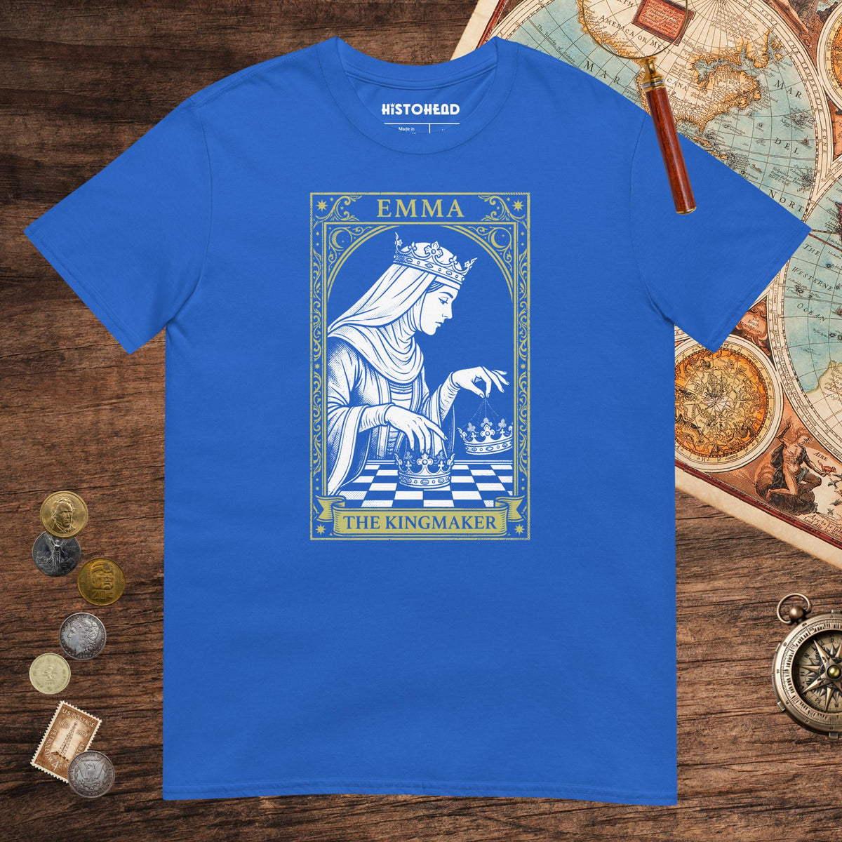 Royal Emma of Normandy the Kingmaker Tee - history buff gift by HistoHead