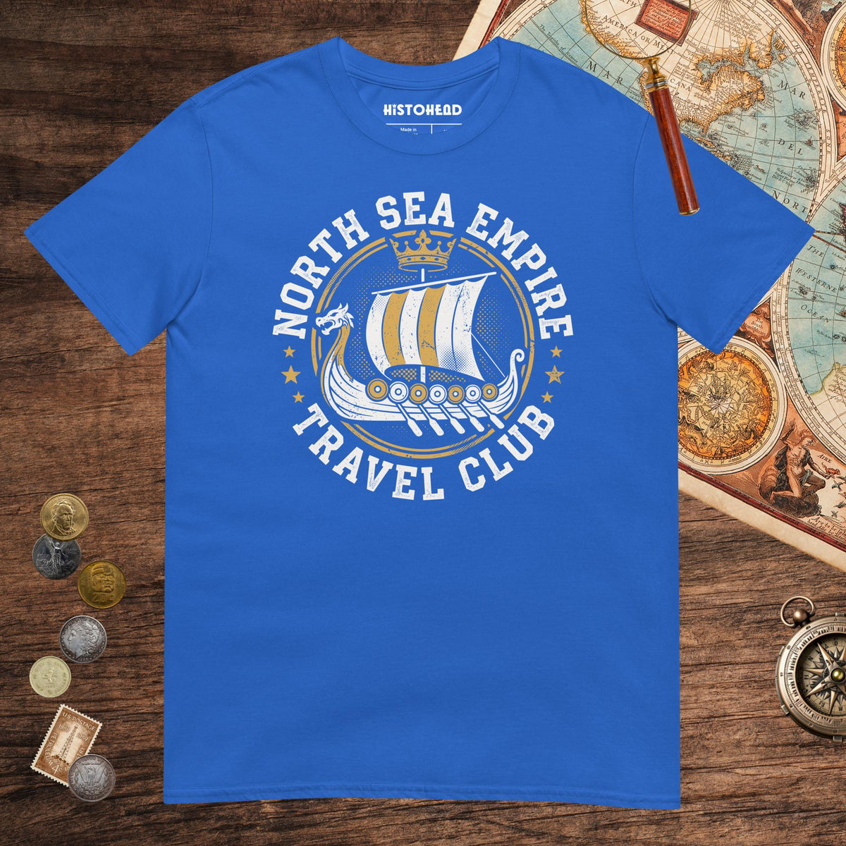 Royal North Sea Empire Travel Club Tee - history buff gift by HistoHead