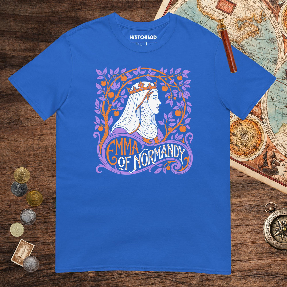 Royal Emma Of Normandy Tee - history buff gift by HistoHead