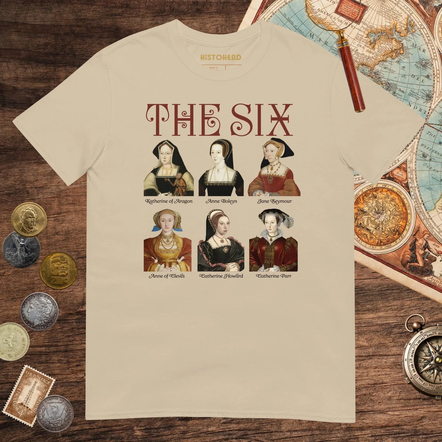 Sand The Six Tee - history buff gift by HistoHead