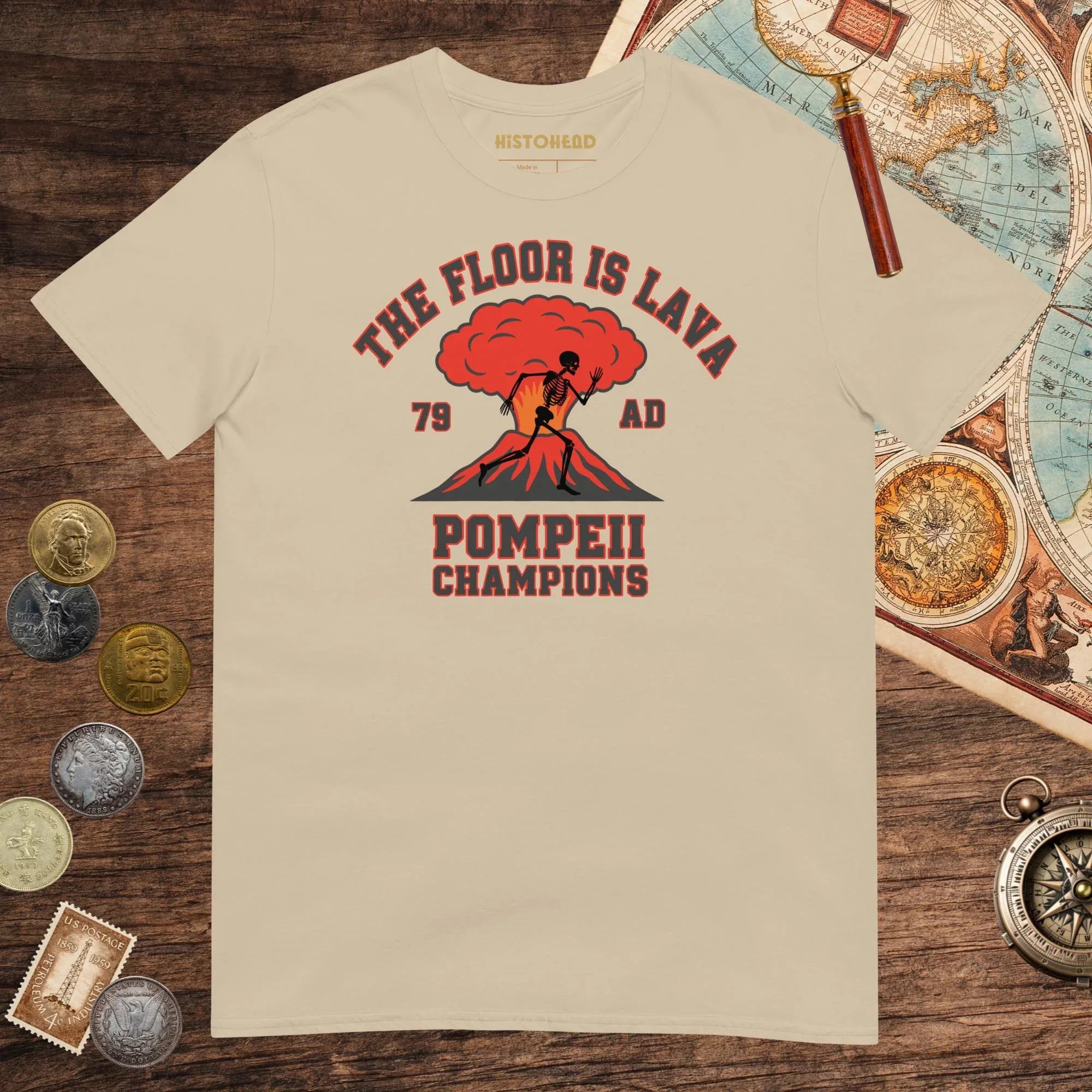 Sand Pompeii Champions Tee - history buff gift by HistoHead