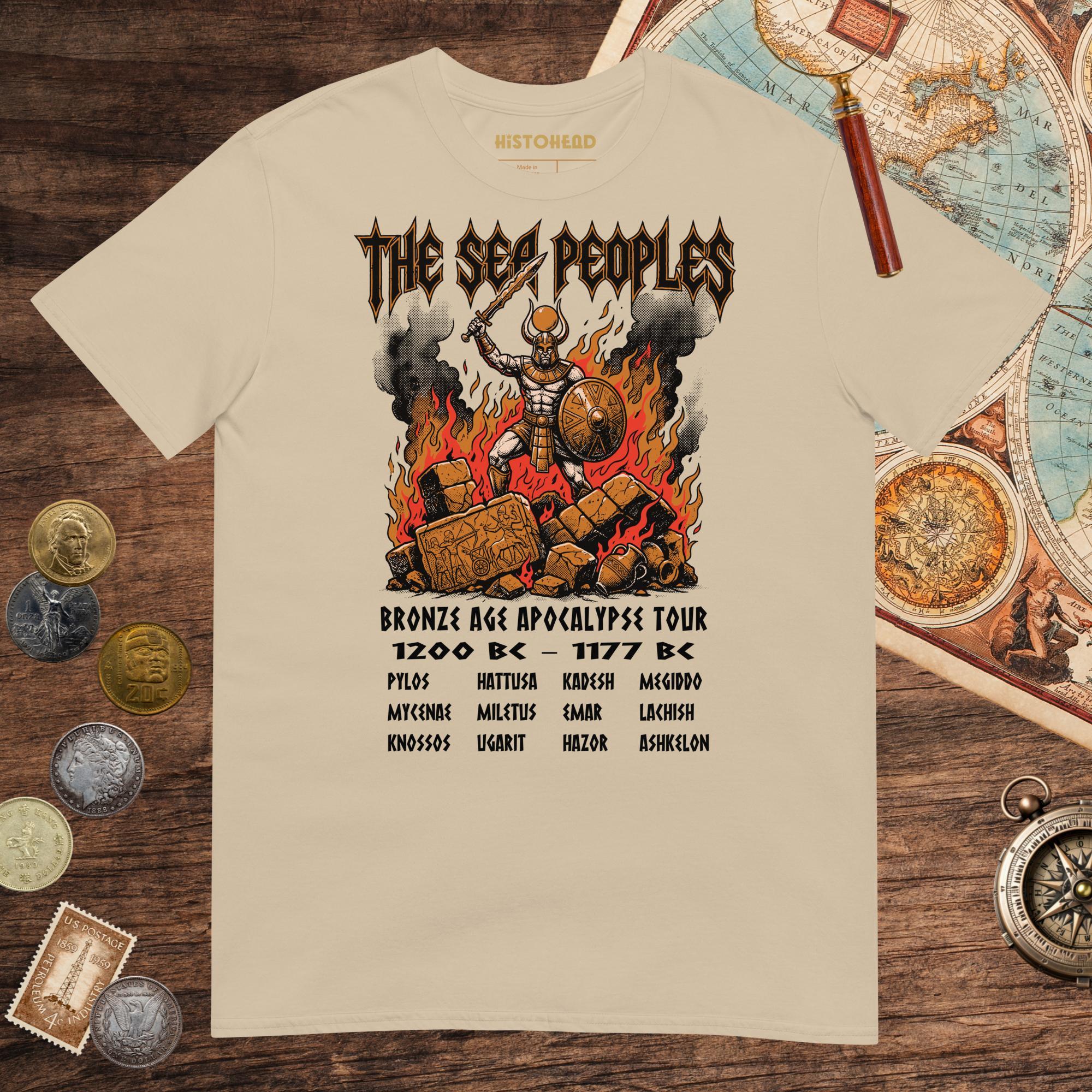 Sand The Sea Peoples Tour Tee - history buff gift by HistoHead