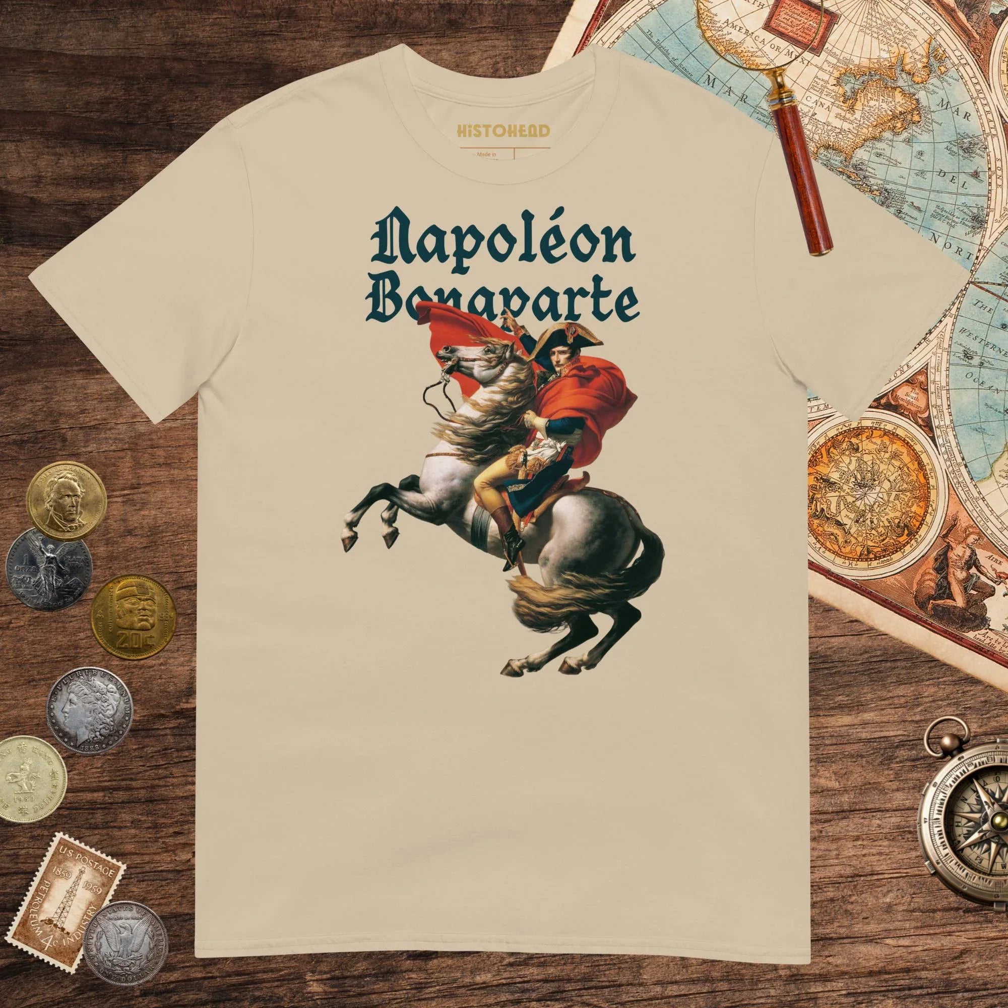 Sand Napoleon Bonaparte Tee - history buff gift by HistoHead