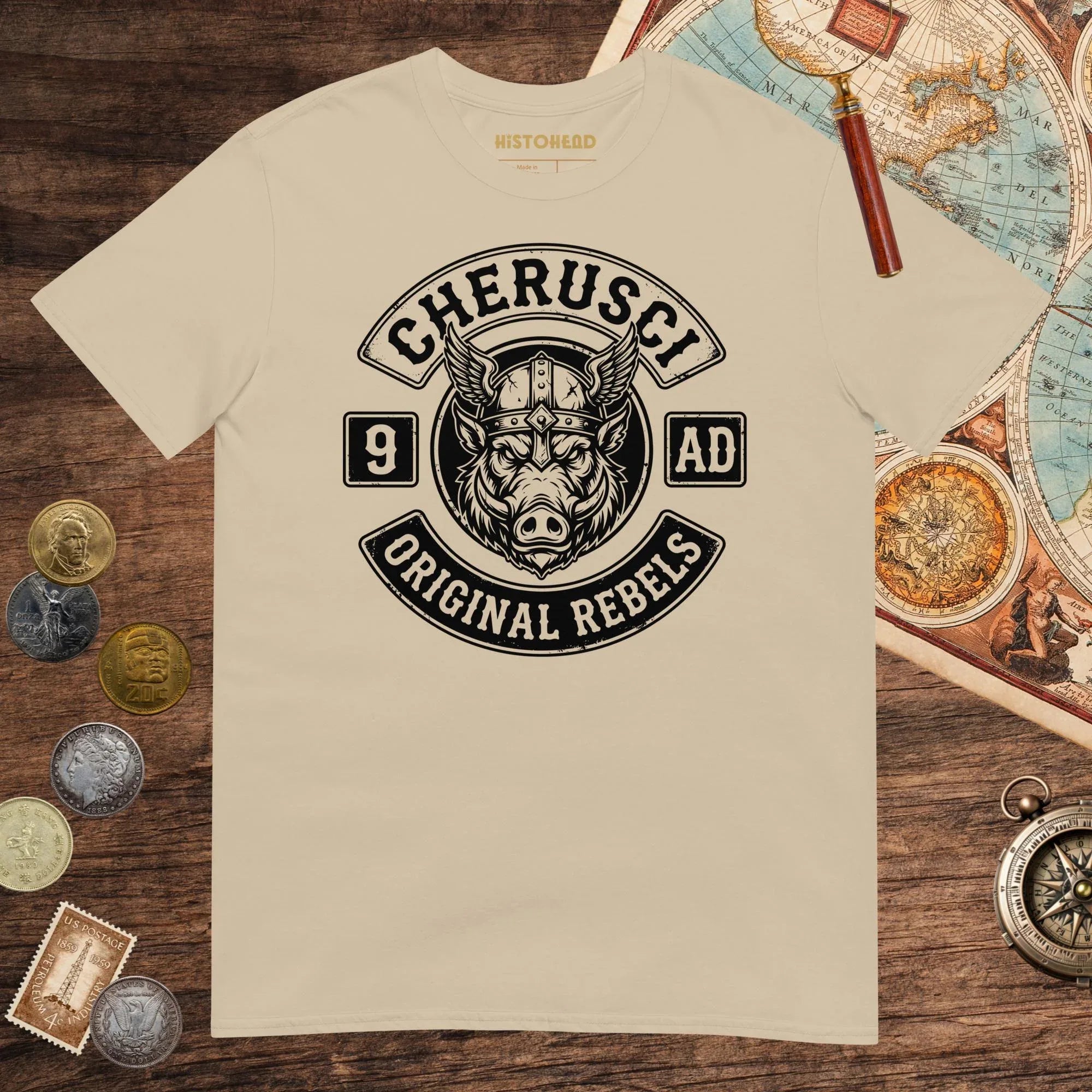 Sand Cherusci Original Rebels Tee - history buff gift by HistoHead