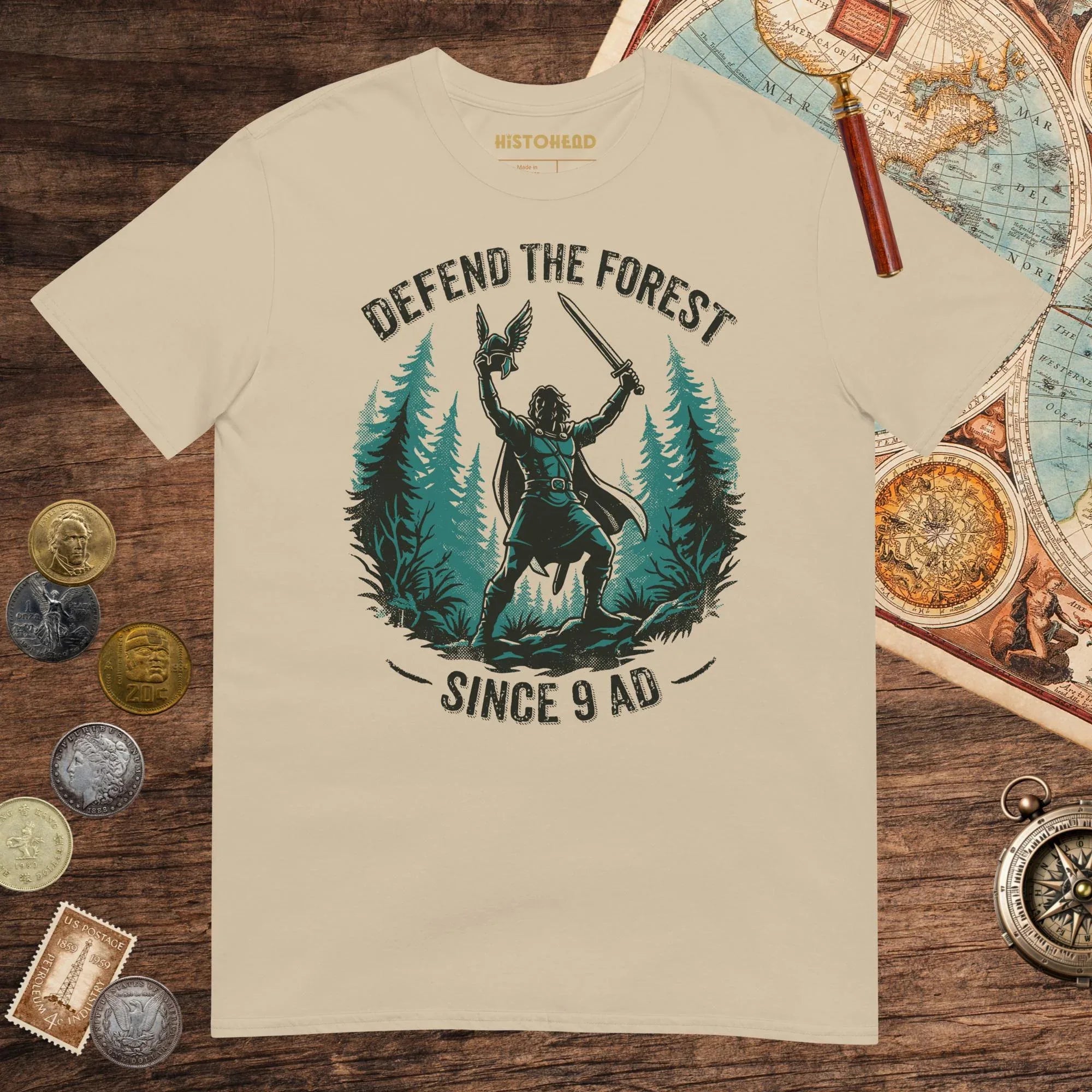 Sand Defend the Forest Tee - history buff gift by HistoHead