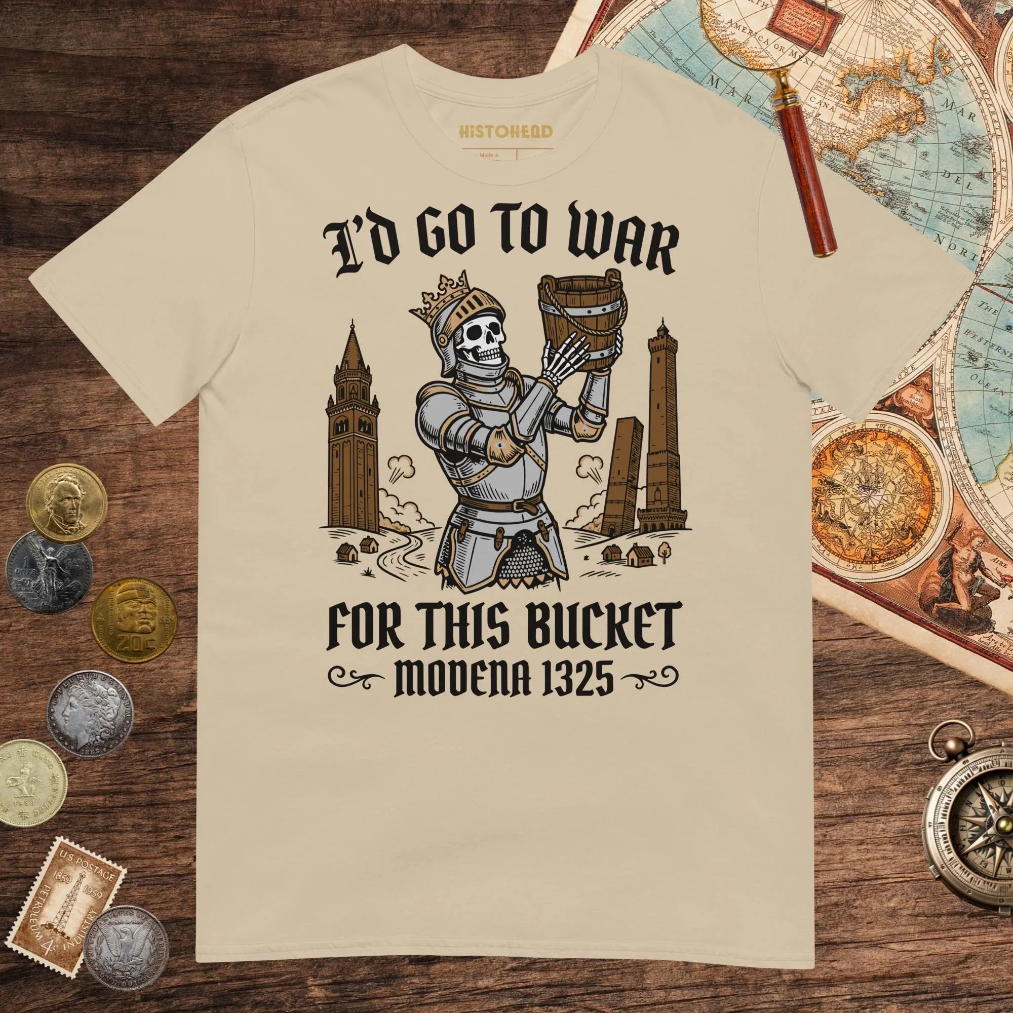 Sand War of the Bucket Tee - history buff gift by HistoHead