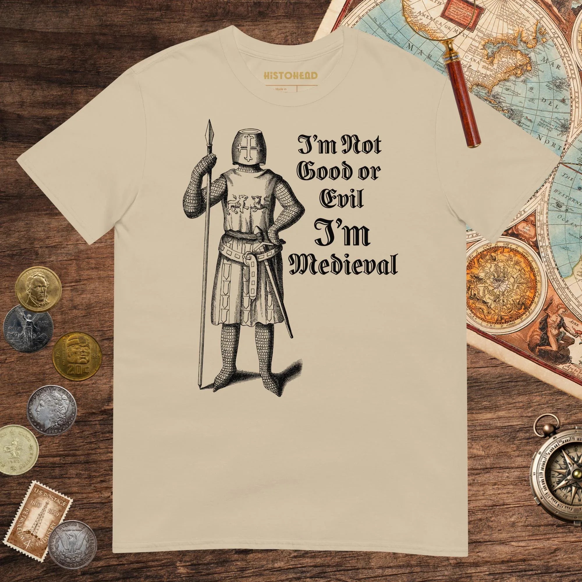 Sand I'm Medieval Tee - history buff gift by HistoHead