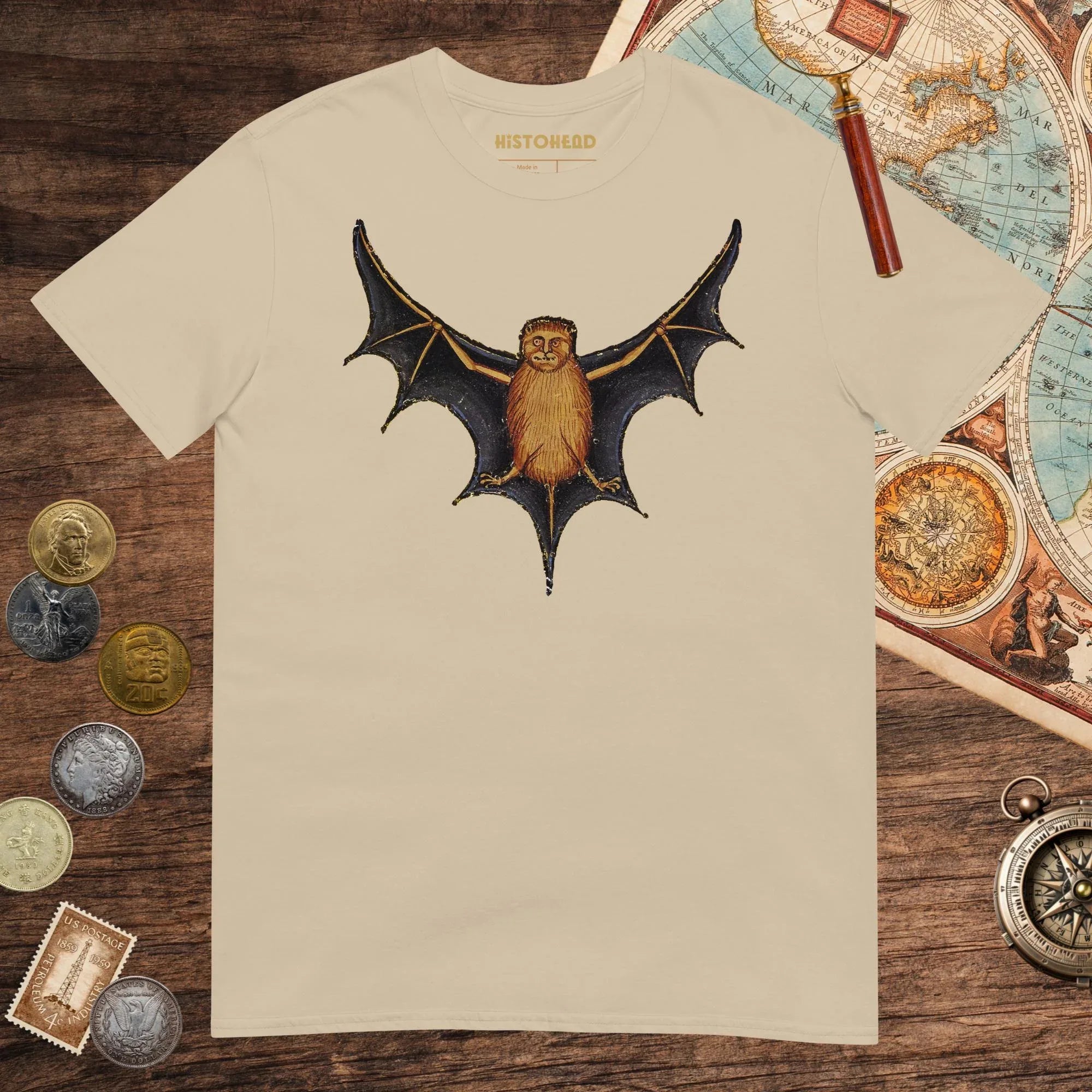 Sand Weird Medieval Bat Tee - history buff gift by HistoHead