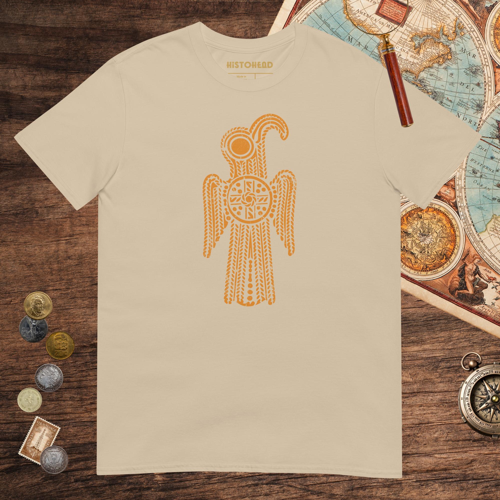 Sand Anglo-Saxon Eagle Tee - history buff gift by HistoHead