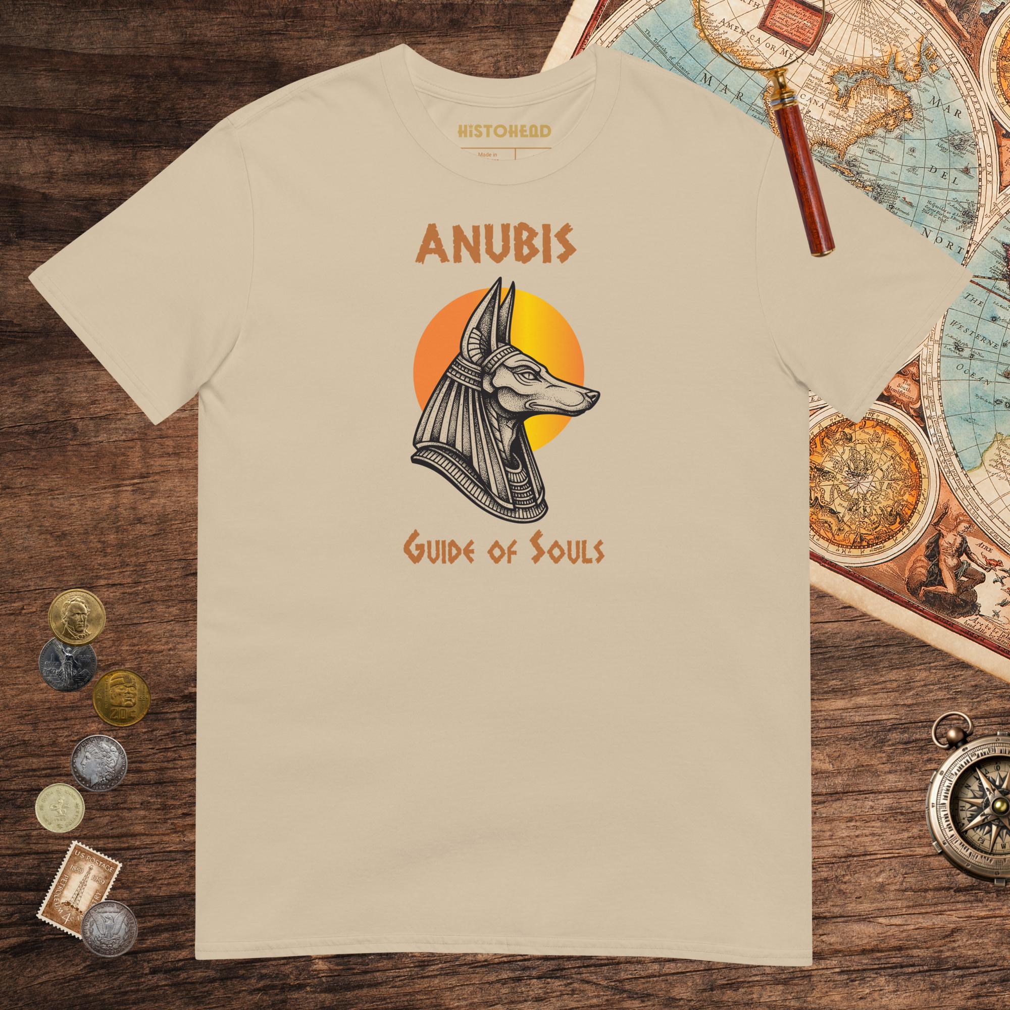 Sand Anubis Guide of Souls Tee - history buff gift by HistoHead