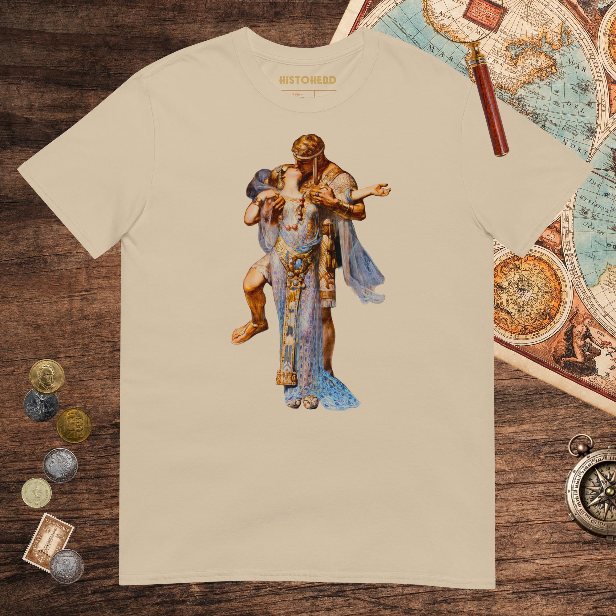 Sand Cleopatra and Antony Tee - history buff gift by HistoHead