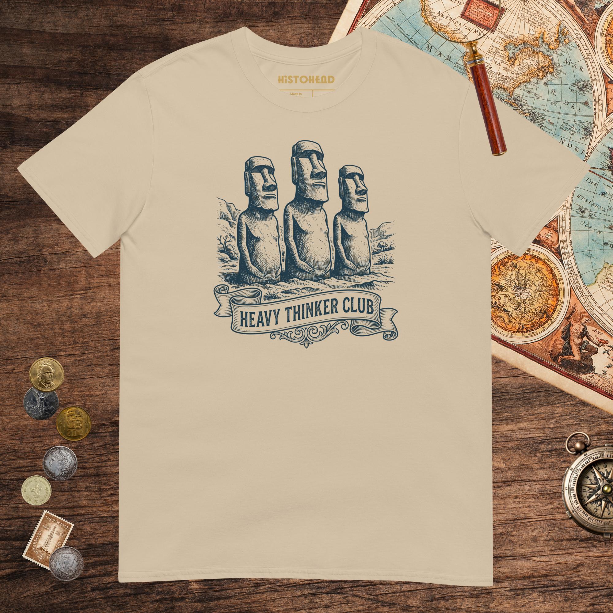 Sand Heavy Thinker Club Tee - history buff gift by HistoHead