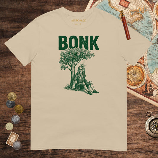 Sand Newton Bonk Tee - history buff gift by HistoHead