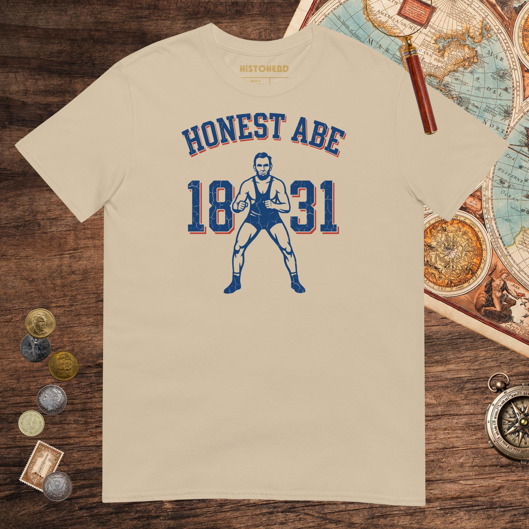 Sand Lincoln 1831 Tee - history buff gift by HistoHead