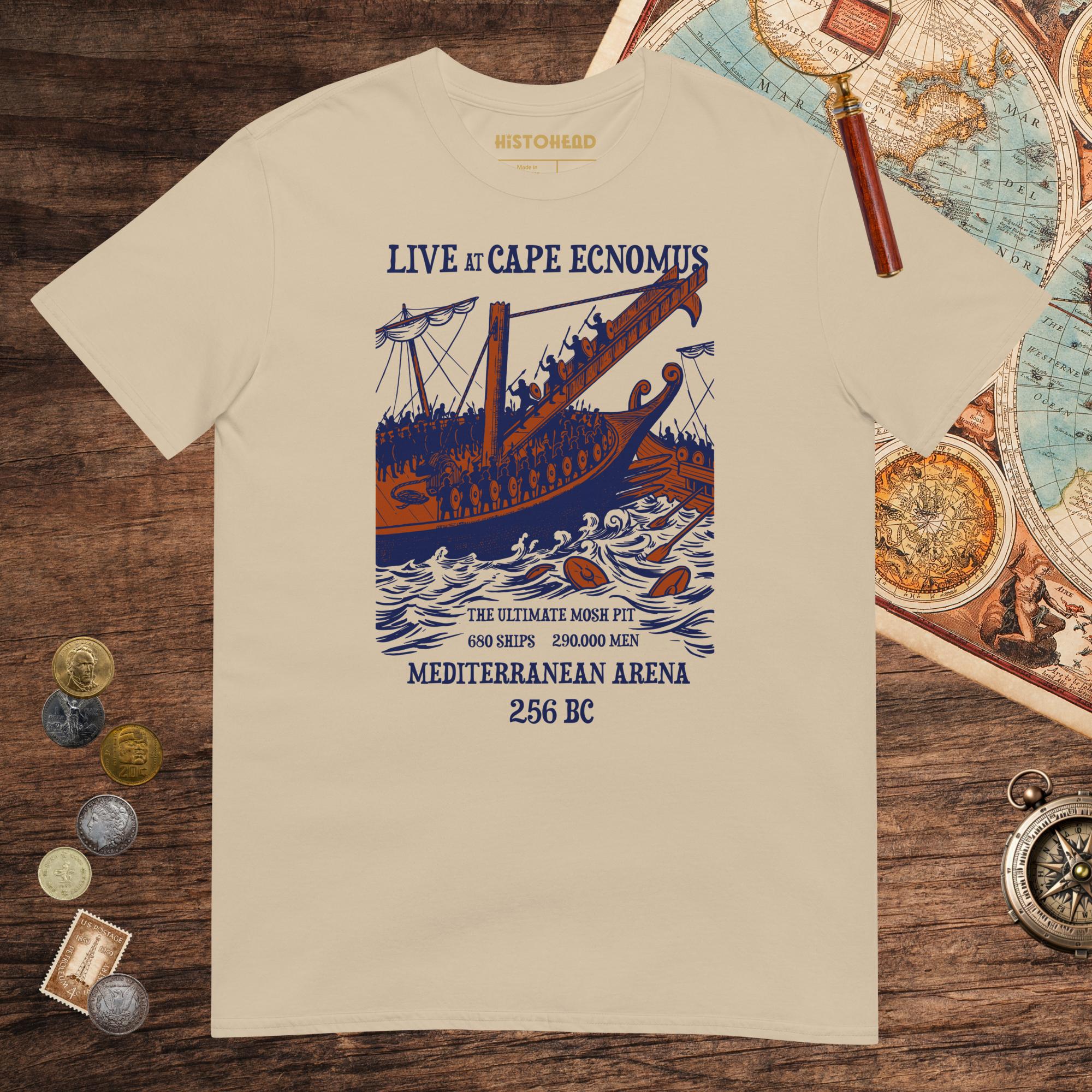 Sand Battle of Cape Ecnomus Tee - history buff gift by HistoHead