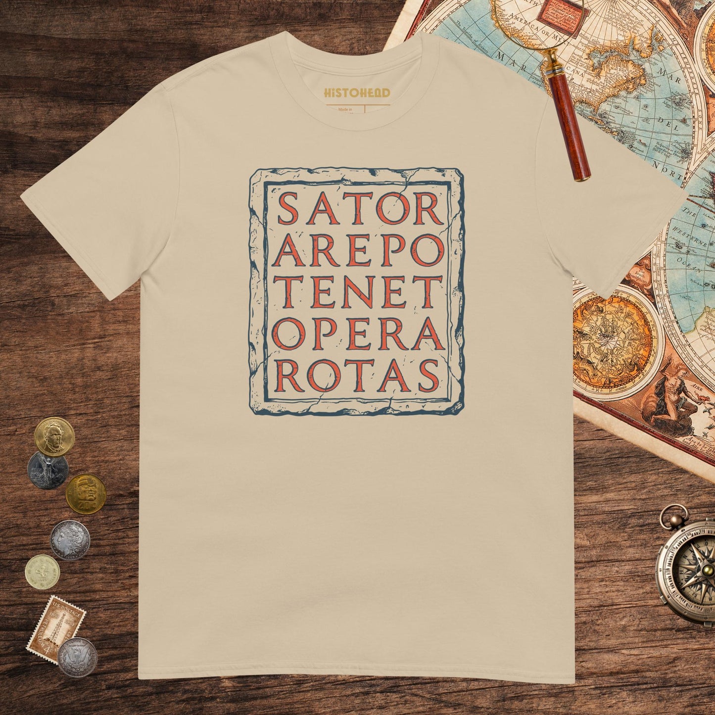 Sand Sator Rotas Tee - history buff gift by HistoHead
